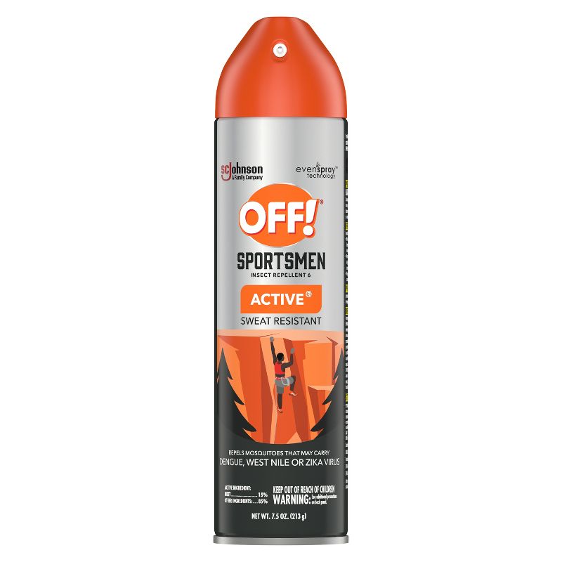 OFF! Sportsmen Active Aerosol Personal Repellents and Bug Spray - 7.5oz, 1 of 22