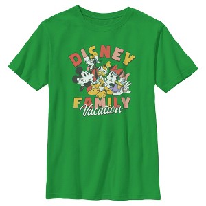 Boys Mickey & Friends Family Vacation T Shirt - 1 of 4