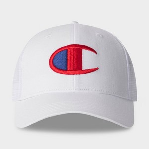 Champion Adult Logan Twill Trucker Hat - White - 1 of 4