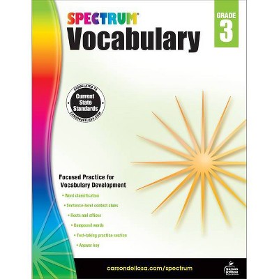 Spectrum Vocabulary, Grade 3 - (Paperback)