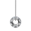 Pompeii3 1Ct Pave Puff Slide Diamond Pendant Women's Necklace 18" Lab Created Gold - 2 of 4