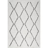 Catala Moroccan Diamond Shag Indoor Area Rug - JONATHAN Y - 2 of 4