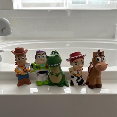 Disney Toy Story 4 Woody (with Forky), Buzz, Jessie, Bullseye & Rex  Exclusive 5-Figure Bath Set