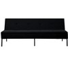 DOMETOUR  Convertible Futon Sofa Bed, Adjustable Back Upholstered Sleeper for Living Room Bedroom Furniture - 3 of 4