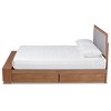 4 Drawer Cosma Transitional Wood Platform Storage Bed - Baxton Studio - 3 of 4