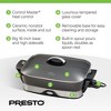 Presto Electric Skillet with Tempered Glass Lid, Nonstick Foldaway Kitchen Appliance, Electric Pot for Cooking, 16 Inch, Black - 4 of 4