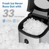 Portable Ice Maker Countertop 33lbs/24H Chewable Ice Machine Self-Cleaning - 3 of 4
