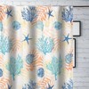 Greenland Home Fashions Montego Bath Shower Curtain - Aqua 72x72 - 4 of 4