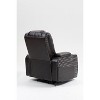 TiramisuBest Vibration Massage Chair Recliner with Heat, Oversized Swivel Rocker Chair, Single Sofa, Teddy Fabric Manual Recliner Cha - 3 of 4