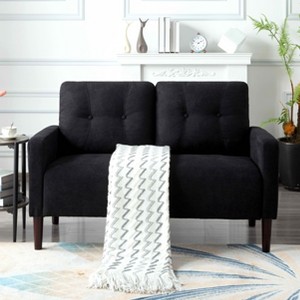 MAYEERTY 51.2inLoveseat Couch Modern Couch Loveseat Stylish Upholstered Sofa for Living Room - 1 of 4