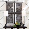 Plum & Post Achromatic Geometric Prints, Set Of 4 - 4 of 4