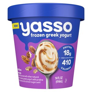 Yasso Pecan Praline Frozen Greek Yogurt - 14 fl oz : Target