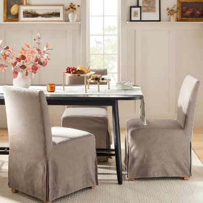 Canvas Slipcover Armless Dining Chair - Hearth & Hand™ with Magnolia