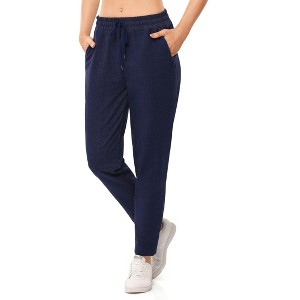 Coolmee Womens Active Pants Stretch Casual Pants with Pocket Running Athletic Sweatpants - 1 of 4