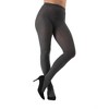 Memoi Boston Ribbed Cotton Blend Sweater Tights - 2 of 4