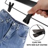 BP4U 14" Premium Wooden Adjustable Pants Hangers, Solid Wood Skirt & Trouser Hangers with 360° Swivel Hook and Wrinkle-Free Design - 4 of 4