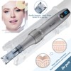 YEVYO Electric Microneedle Derma Roller Pen with 15pcs Replacement Kit - Microneeding 0.25 mm Derma Roller Beauty Pen for Women Men Tools - Grey - 2 of 4
