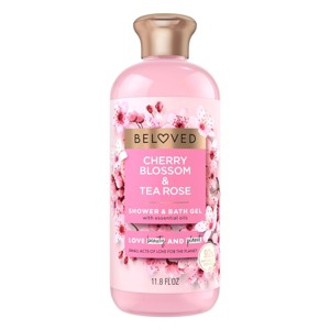 Beloved Cherry Blossom & Tea Rose Shower & Bath Gel 11.8oz - 1 of 4