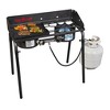 Camp Chef 2-Explorer Burner Stove with Detachable Legs - Black - 2 of 2
