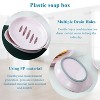 LunaLulinlk 2-Pack Soap Dish, Bar Soap Holder, Soap Saver with Drip Tray for Shower (Pink) - 3 of 4