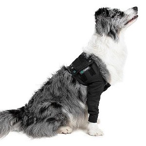 Suitical Recovery Double Sleeve for Dogs - Chest Circumference, Black - 1 of 4