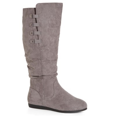 Cloudwalkers | Women's Wide Fit District Tall Boot - Grey - 7w : Target