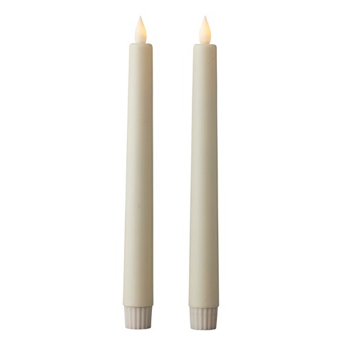 Seasonal Llc Sutton Fluted Motion Flameless Taper Candle : Target