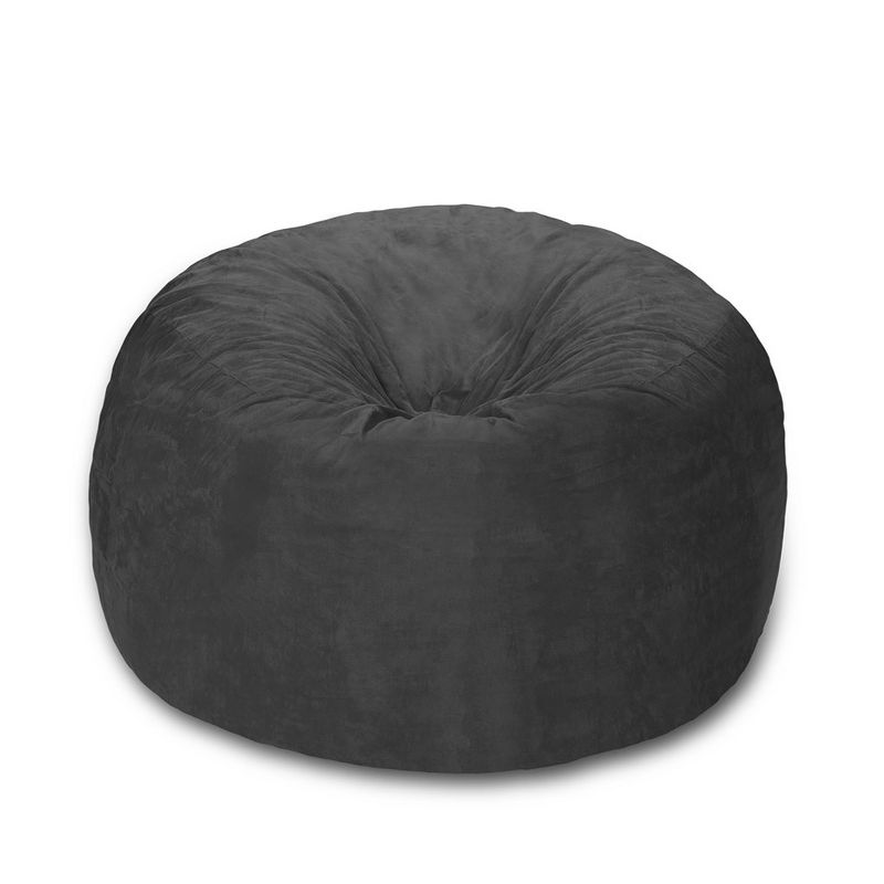 5' Large Bean Bag Chair with Memory Foam Filling and Washable Cover - Relax Sacks, 3 of 12