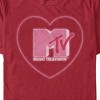 Men's MTV Valentine's Day Neon Heart Logo T-Shirt - 2 of 4