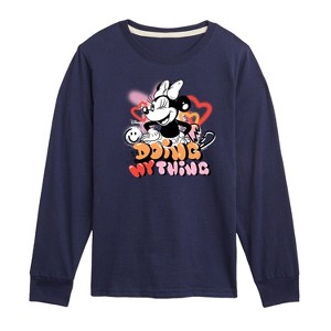 Boys' - Disney - Minnie Mouse Doing My Thing Long Sleeve Graphic T-Shirt - 1 of 4