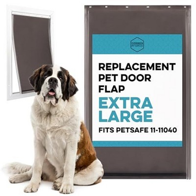 Evergreen Pet Supplies Large Replacement Dog Door Flap - Fits Petsafe Freedom - Flexible Doggy Door Flap for Small, Medium, and Large Dogs and Cats - Weather Resistant and Easy to Install