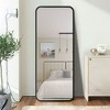 Sapphtopaz 64" Full Length Mirror with 3 Color Dimmable LED Floor Standing Dressing Mirrors Hanging Wall Mounted Mirror for Bedroom,Living Room - 3 of 4