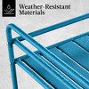 Best Choice Products 2-Tier Rolling Bar Cart Indoor/Outdoor w/ Storage Shelves, Wine Rack, Lockable Wheels - 4 of 4