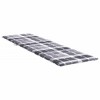 vidaXL Sun Lounger Cushion Gray Check Pattern Oxford Fabric - 4 of 4