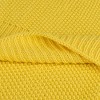 PiccoCasa Sofa Couch Solid Lightweight Cotton Knit Soft Throw Blanket - 4 of 4
