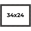 PosterPalooza | Traditional Black Picture Frame - UV Acrylic, Backing Board, Hanging Hardware Included - 2 of 4
