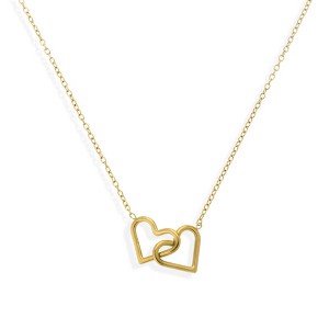 EVRY JEWELS WATERPROOF Gold or Silver Plated You Have My Heart Necklace - 1 of 1