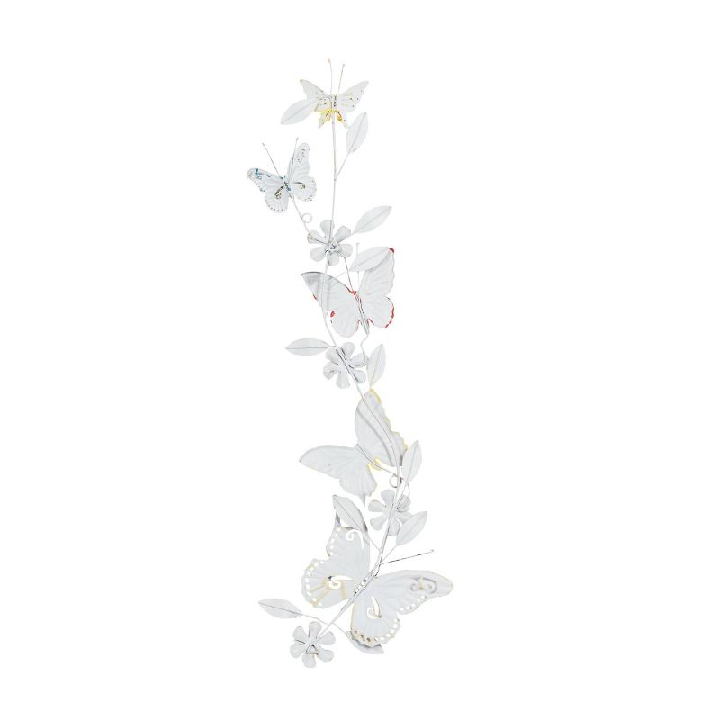 Metal Butterfly Indoor Outdoor Wall Decor - Olivia &#38; May, 4 of 9