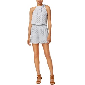 maison Jules Womens Nautical Romper Jumpsuit - 1 of 1