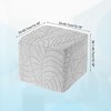 Unique Bargains Elastic Living Room Bedroom Leaf Pattern Square Foot Stool Cover - 2 of 4