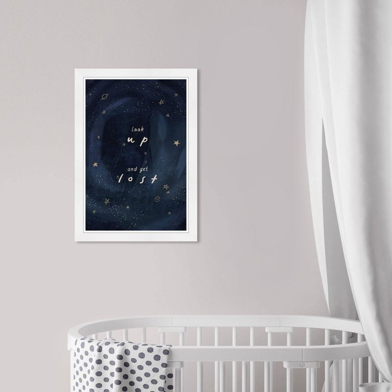 15&#34; x 21&#34; Look Up And Get Lost Astronomy and Space Framed Art Print - Wynwood Studio, 5 of 7