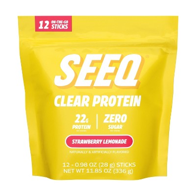 Seeq Protein Powder - Strawberry Lemonade - 11.85oz/12ct
