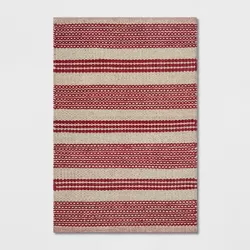 2'x3' Striped Accent Rug Red - Threshold™
