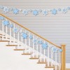 Big Dot of Happiness Blue Snowflakes - Winter Holiday Party DIY Decorations - Clothespin Garland Banner - 44 Pieces - 2 of 4