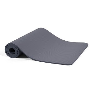 Gulches Yoga mat, 1/2 inch ultra-thick high-density practice mat with straps, suitable for all kinds of yoga practice, a variety of colors - 1 of 4