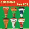 SYNCFUN 144 PCS Christmas Bookmark Rulers Bulk Party Favors - 6 Designs Xmas Gift for Kids - 4 of 4