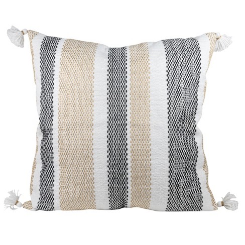 Black and 2025 beige outdoor pillows