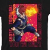 My Hero Academia Shoto Todoroki Fighting Pose Youth Boy Black Short Sleeve Tee - 2 of 4