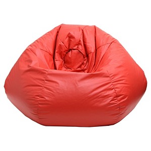 Gold Medal Bean Bag Chair - Red, Really Red