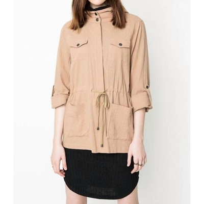 Women's Lightweight Hooded Cargo Jacket - Hayden LA